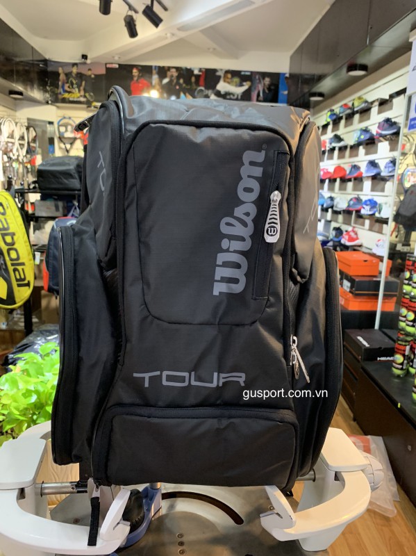 Wilson tour v backpack clearance black